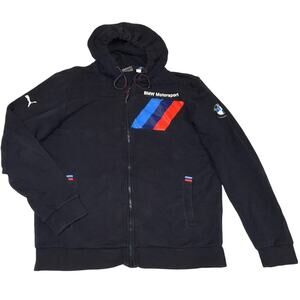 Puma x BMW Motorsport Hoodie Full Zip Sweatshirt Long Sleeve Men's M Jacket‎